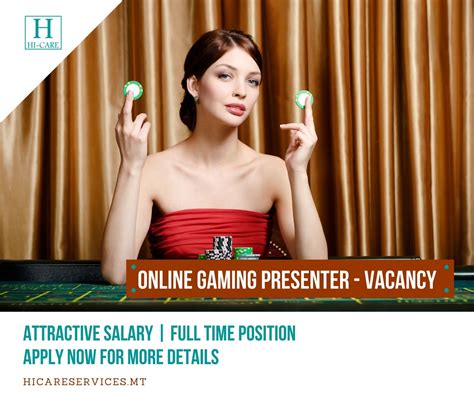 17 English Speaking Game Presenter Jobs in Malta .